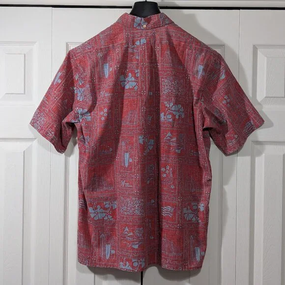 Reyn Spooner Short Sleeve Button Down Hawaiian Shirt 60th anniversary - Size L - Picture 3 of 10